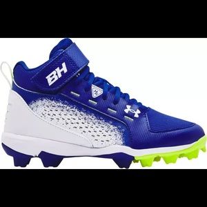 Under Armour Kids' Harper 6 Mid RM Baseball Cleats - size 12